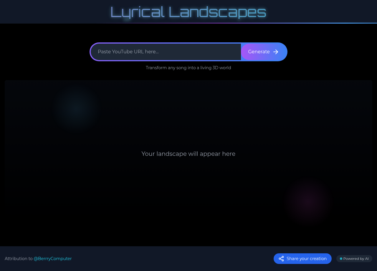 lyricalscape app