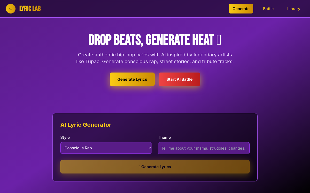 lyriclab app