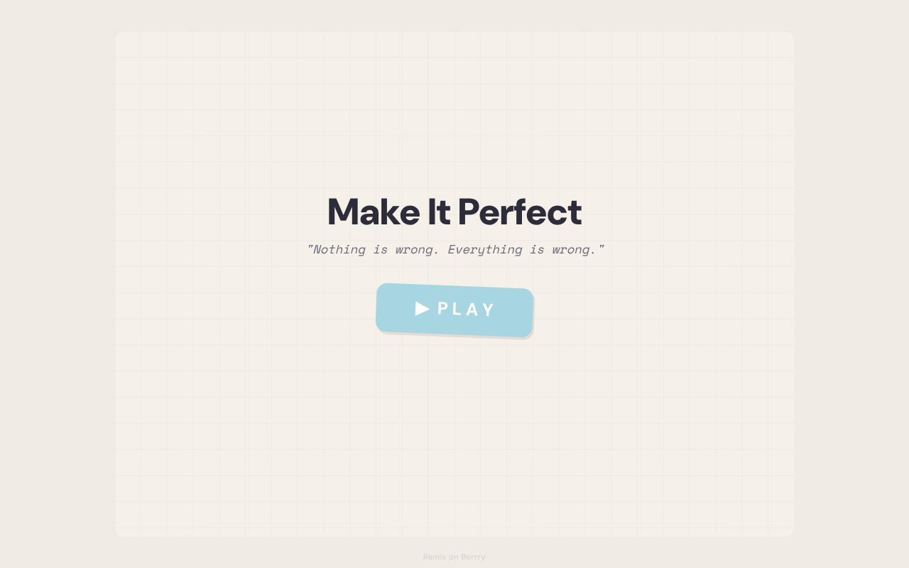 makeitperfect app