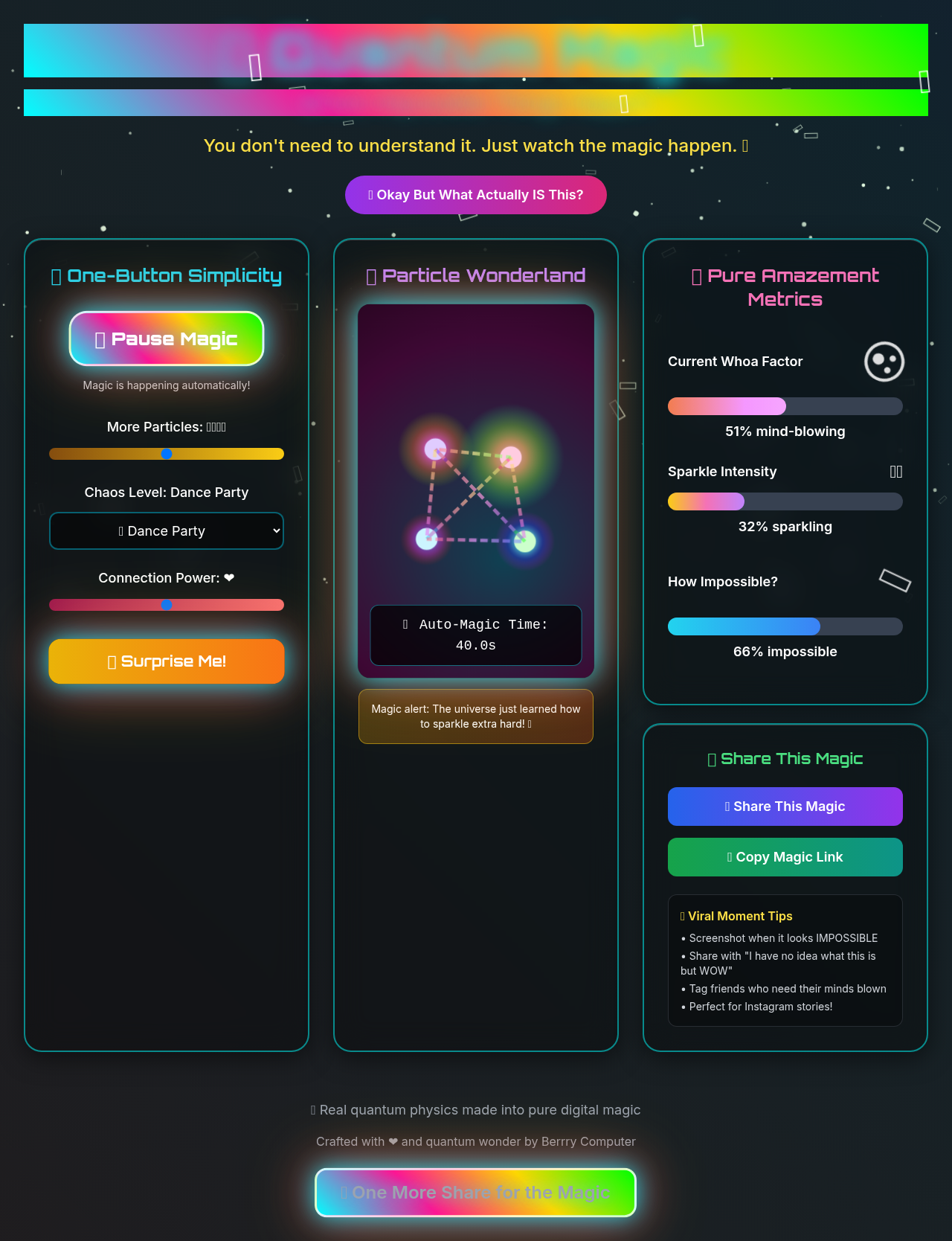 Quantum Magic screenshot