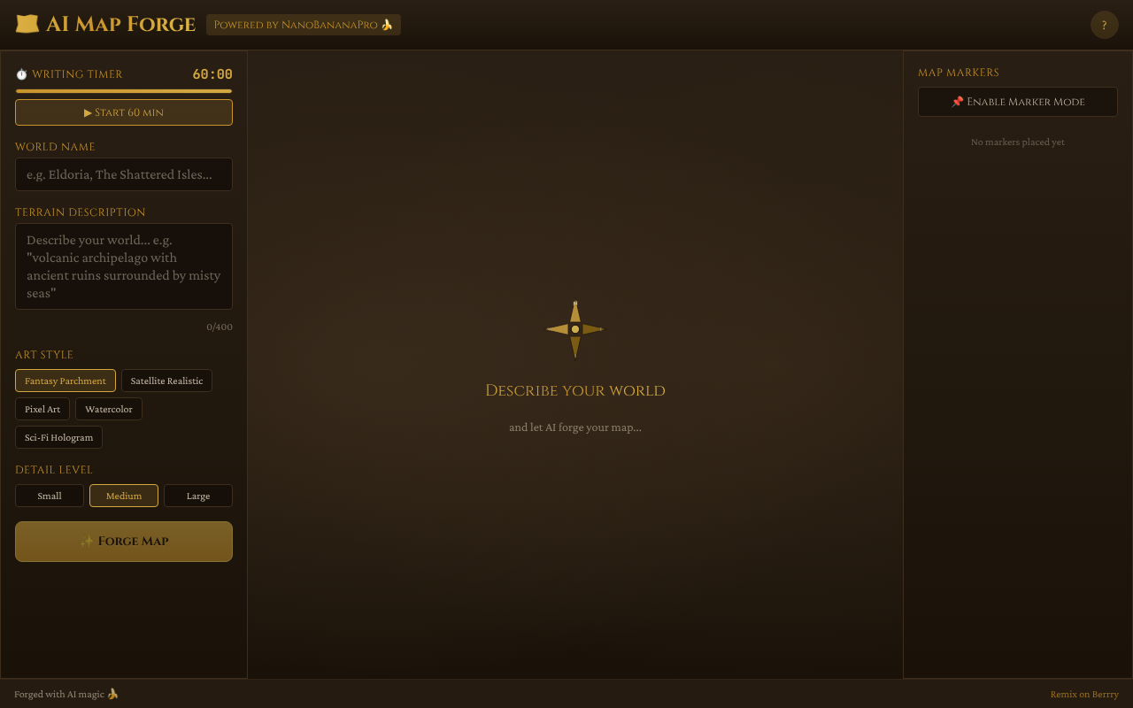 AI Map Forge screenshot