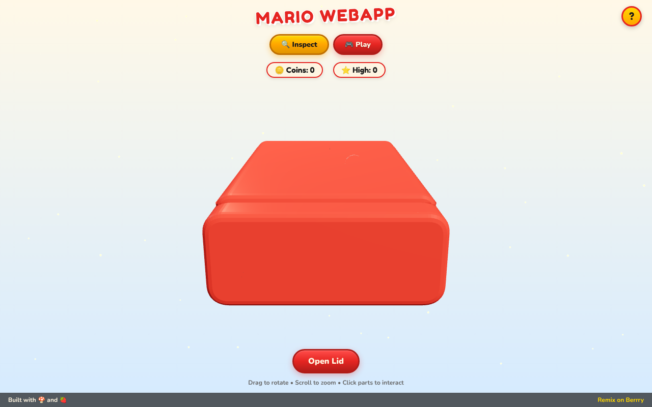 mariowebapp app