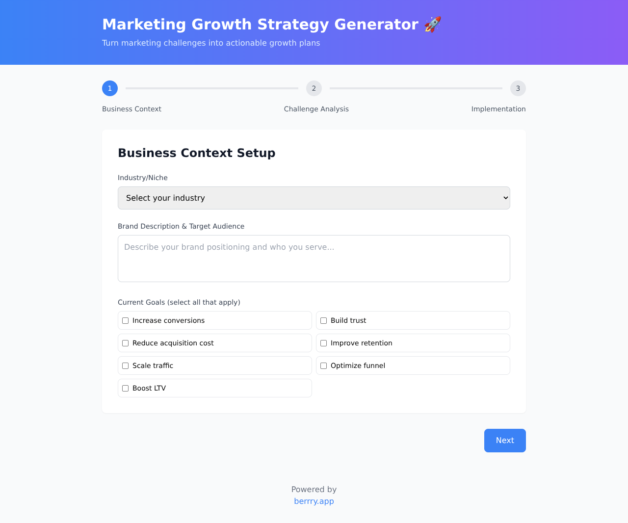 marketingstrategy app