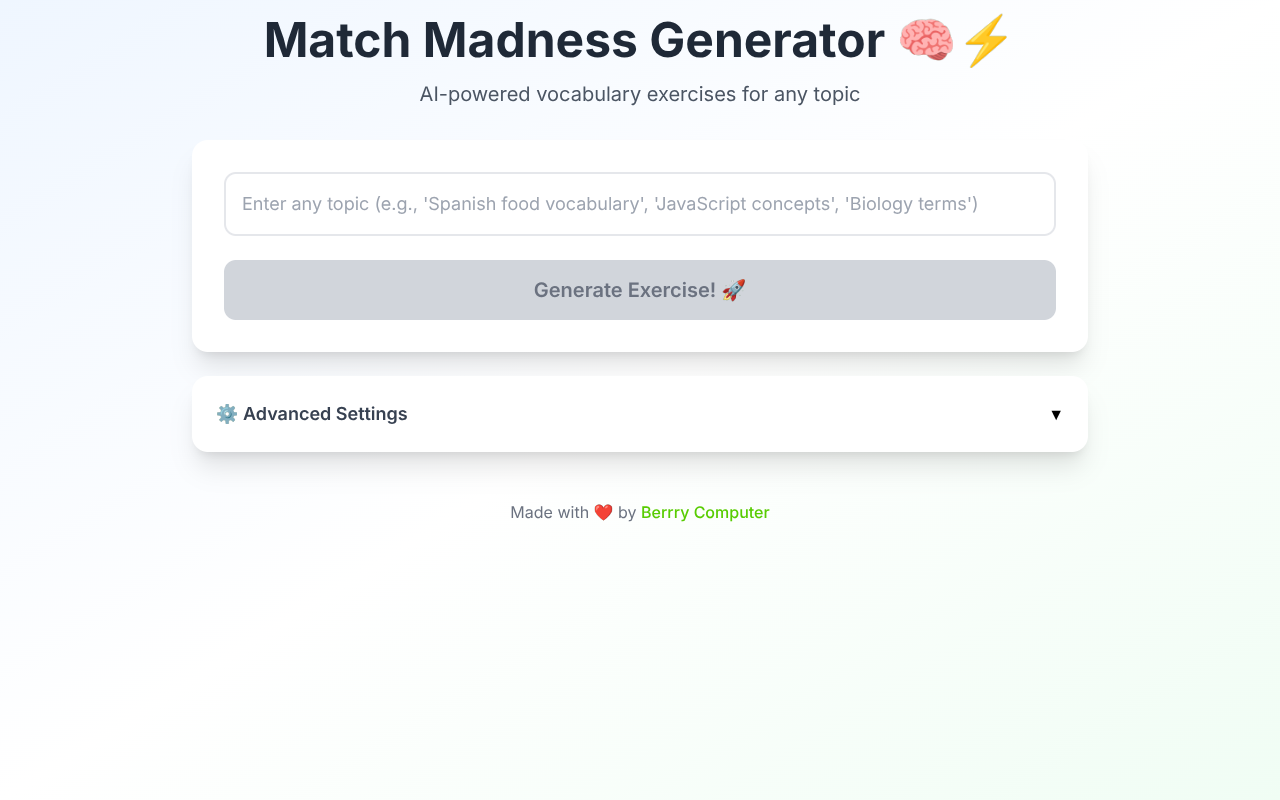 matchmadness app