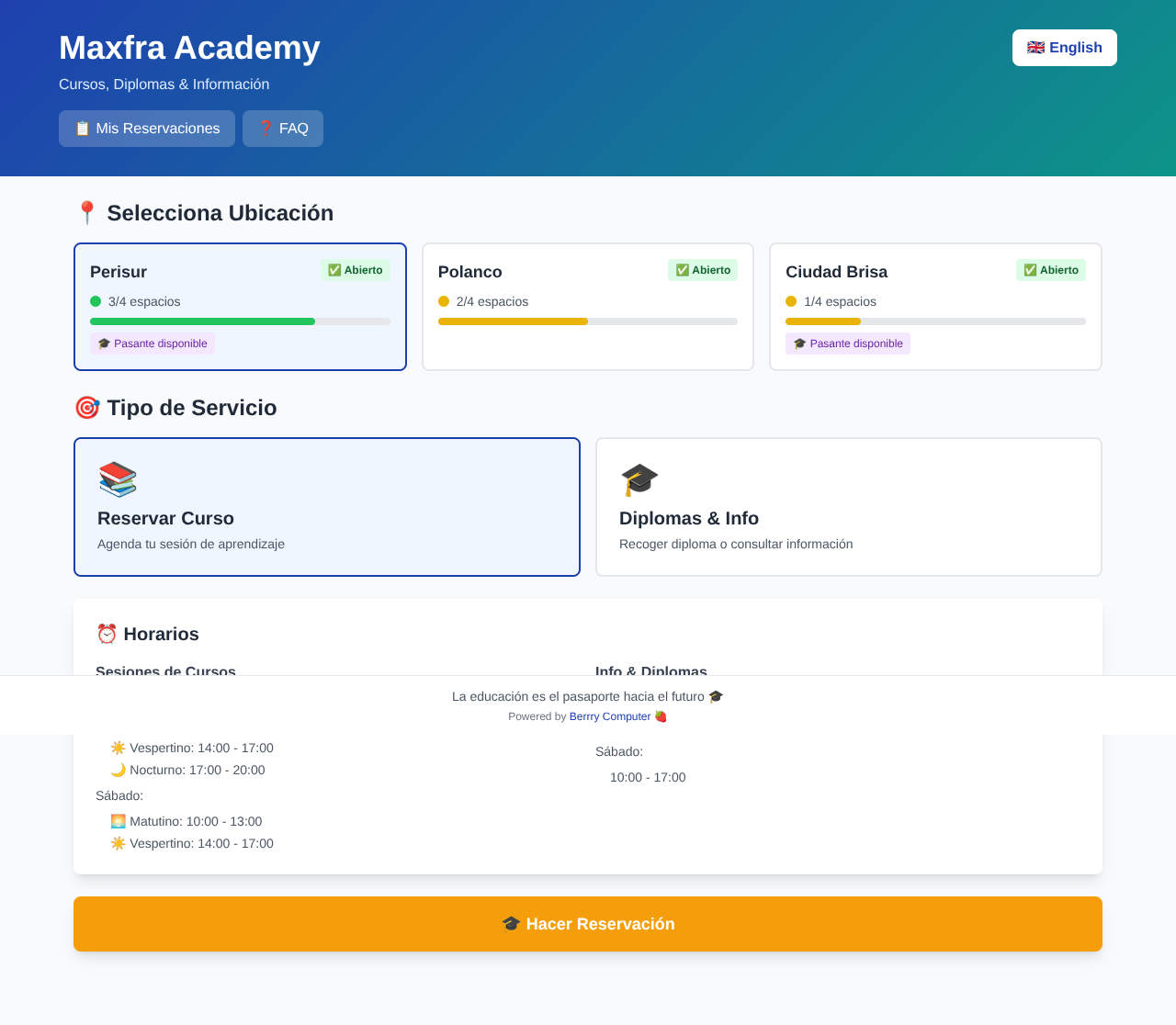 maxfra-booking app