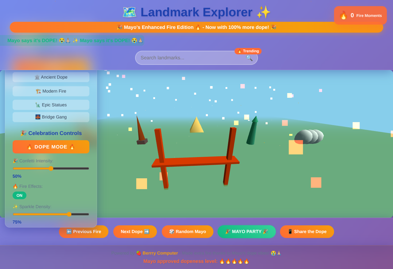 mayo-fire-landmarks app