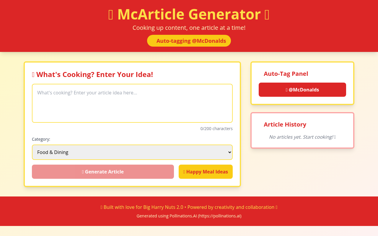 mcarticle app