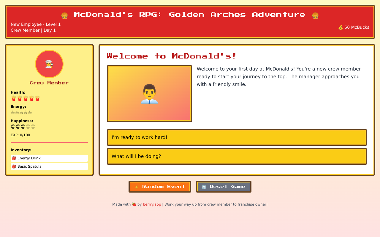 mcdonaldsrpg app
