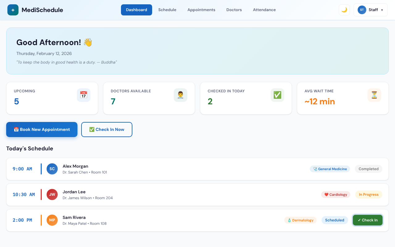 medischedule app