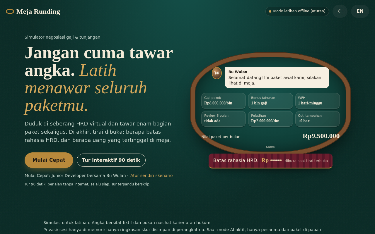 Meja Runding screenshot