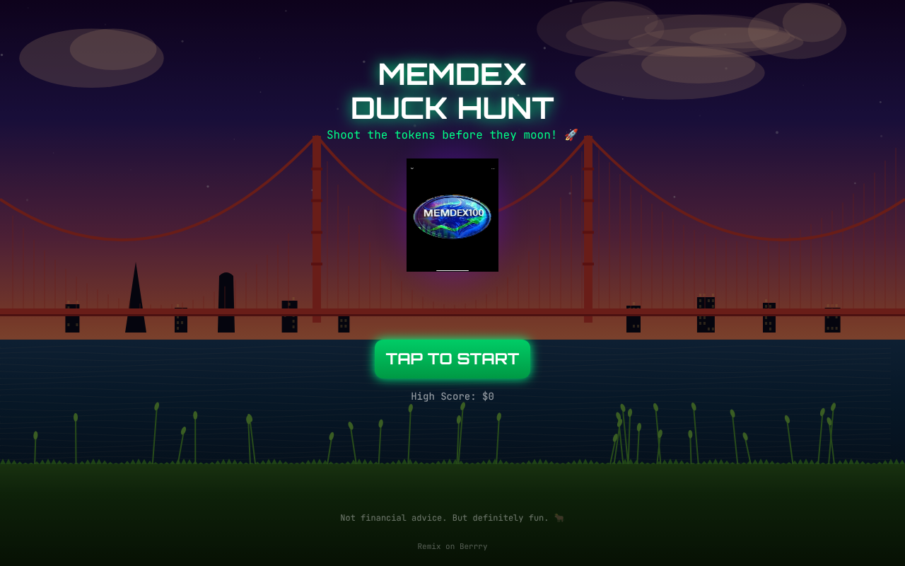 memdex-duckhunt app