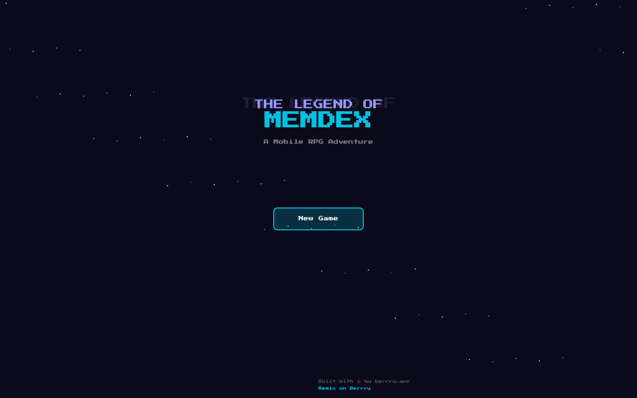memdex-rpg app