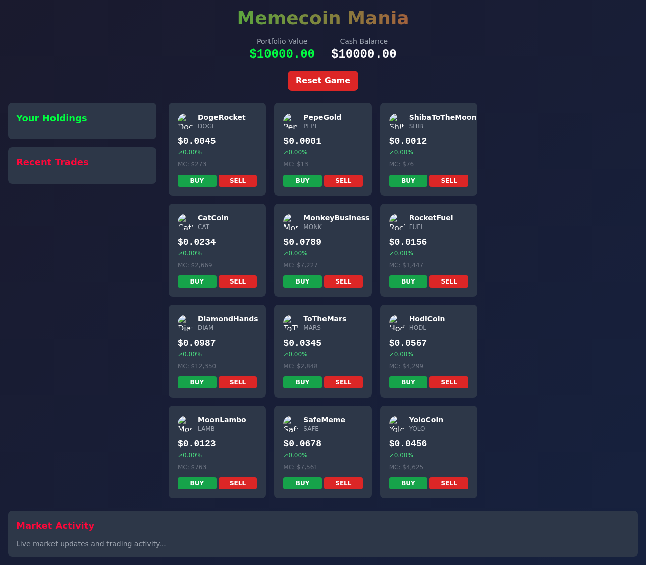 memecoins app