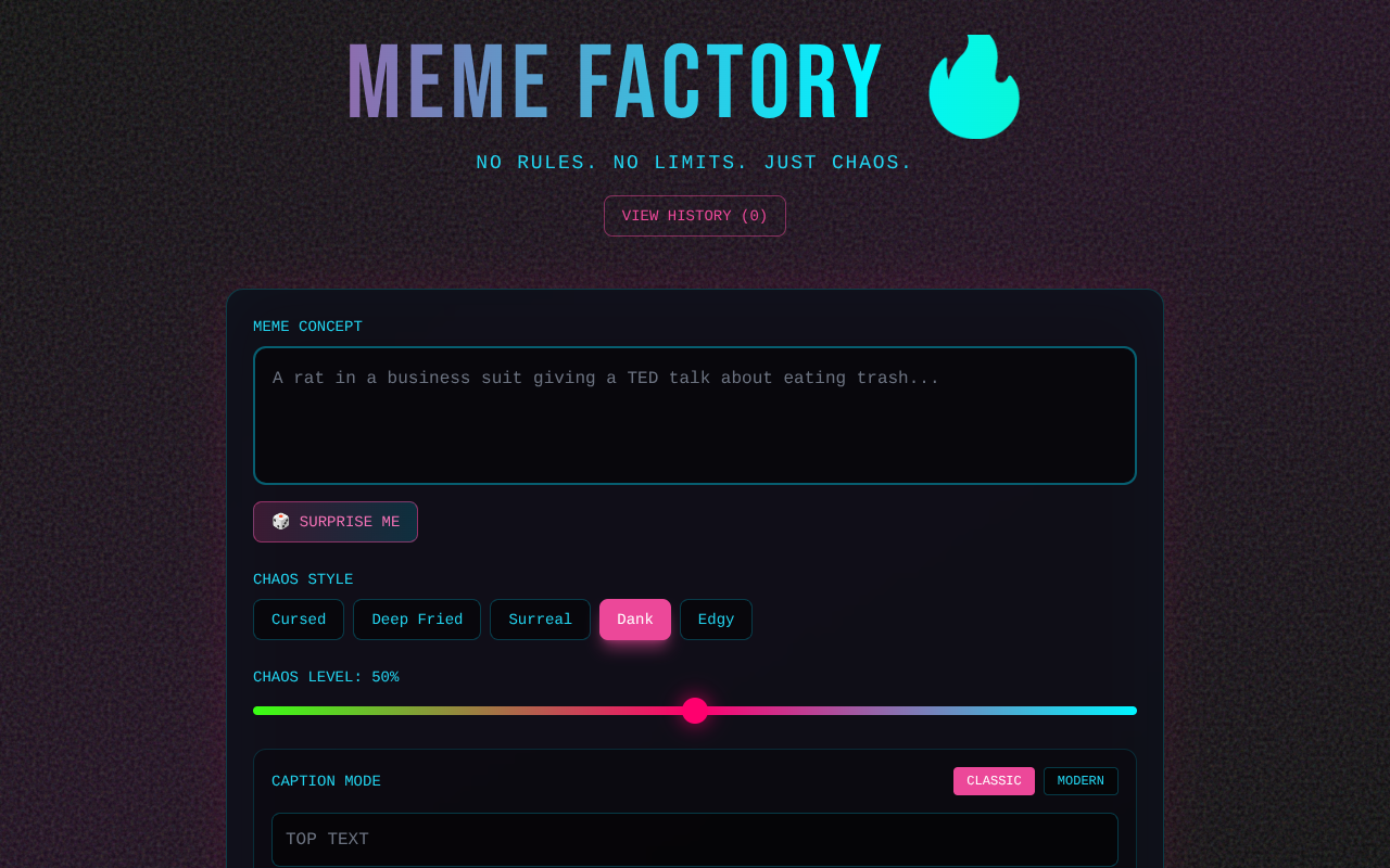memefactory app