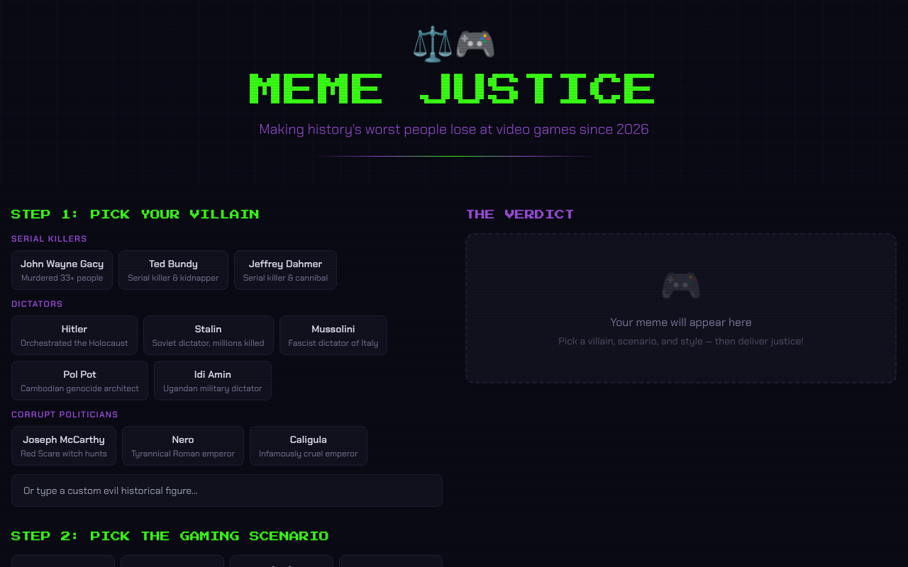 memejustice app