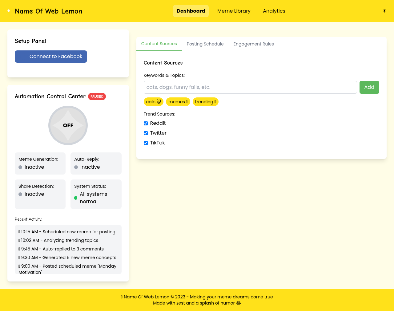 mememanager app