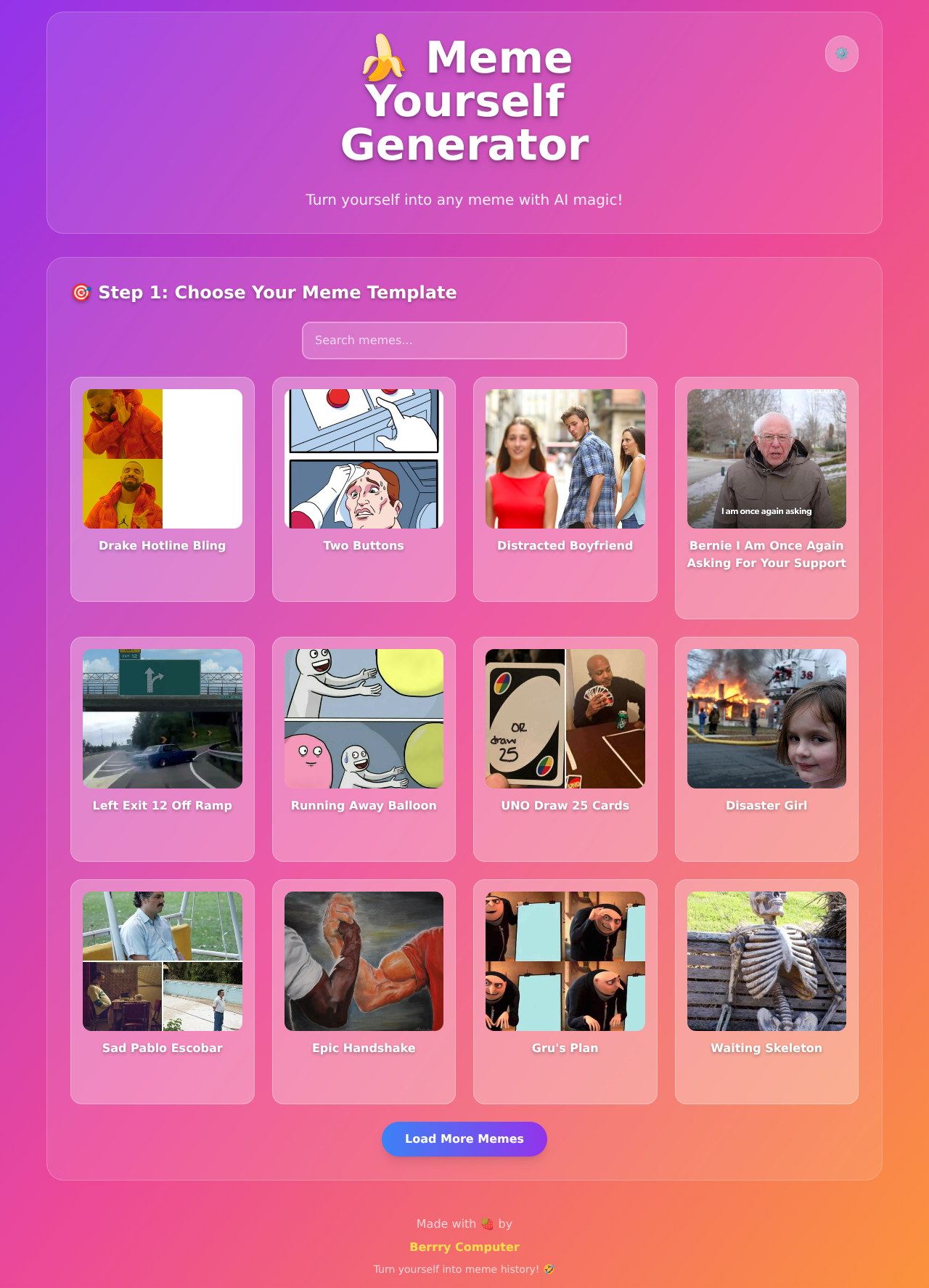 memeyourself app