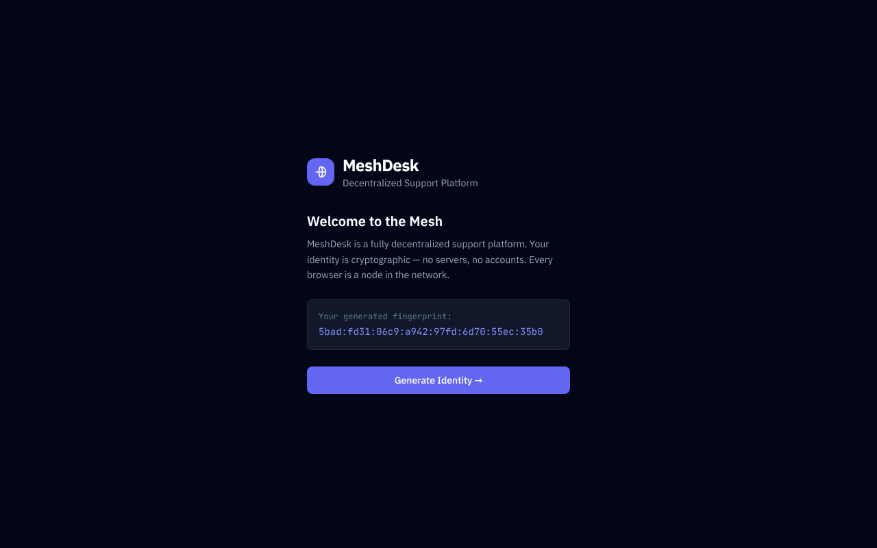 meshdesk app