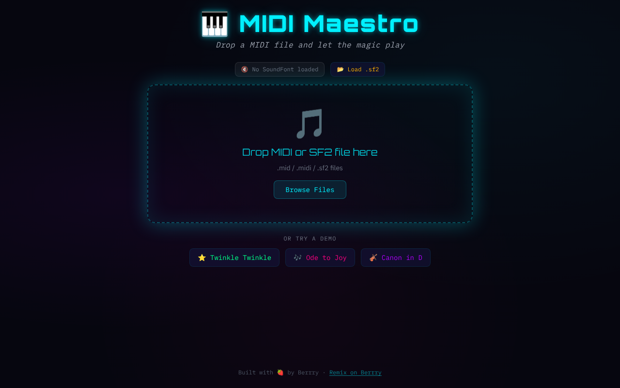 midi-player app