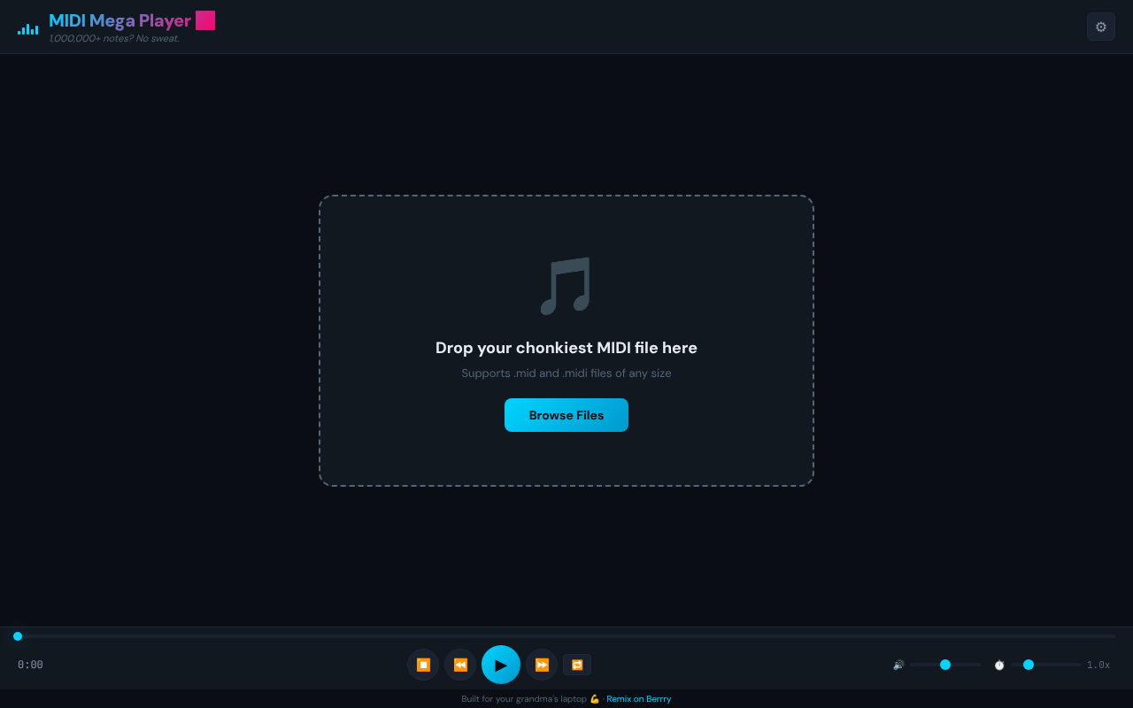 midimega app