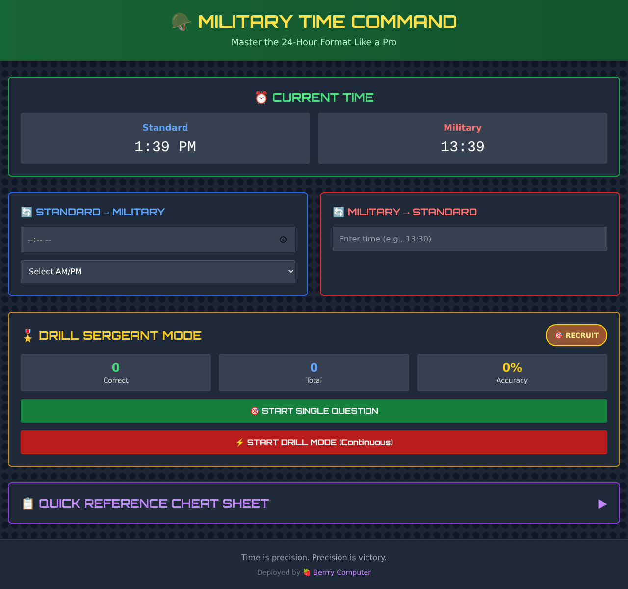 militarytime app