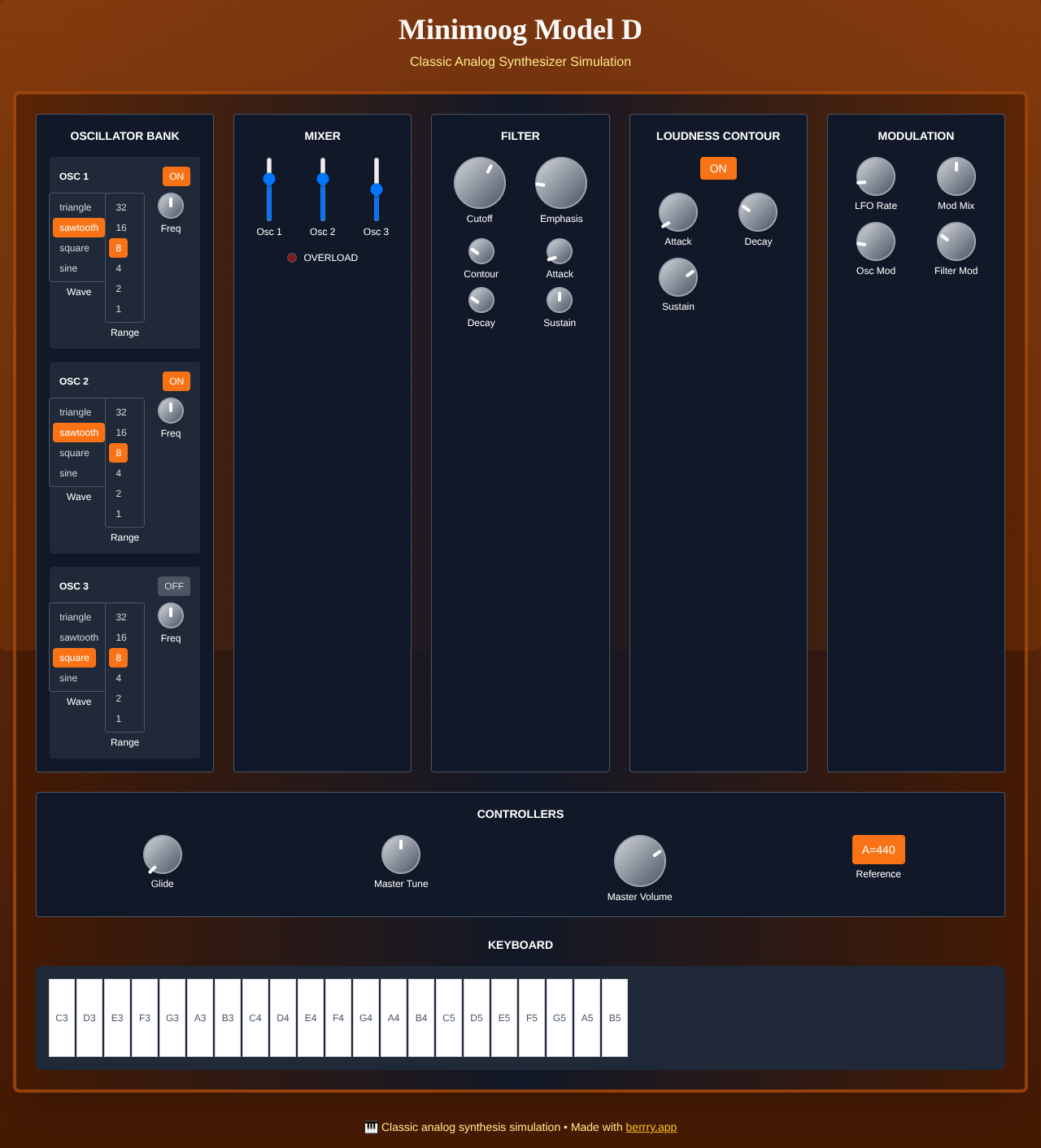 minimoog app
