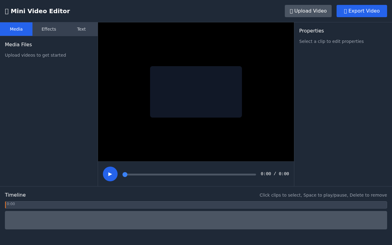 minivideoeditor app
