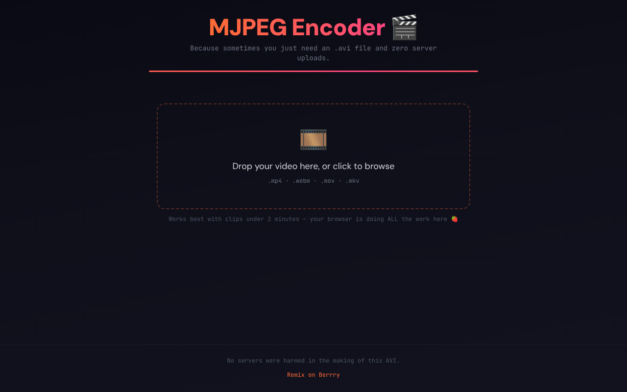mjpeg-encoder app