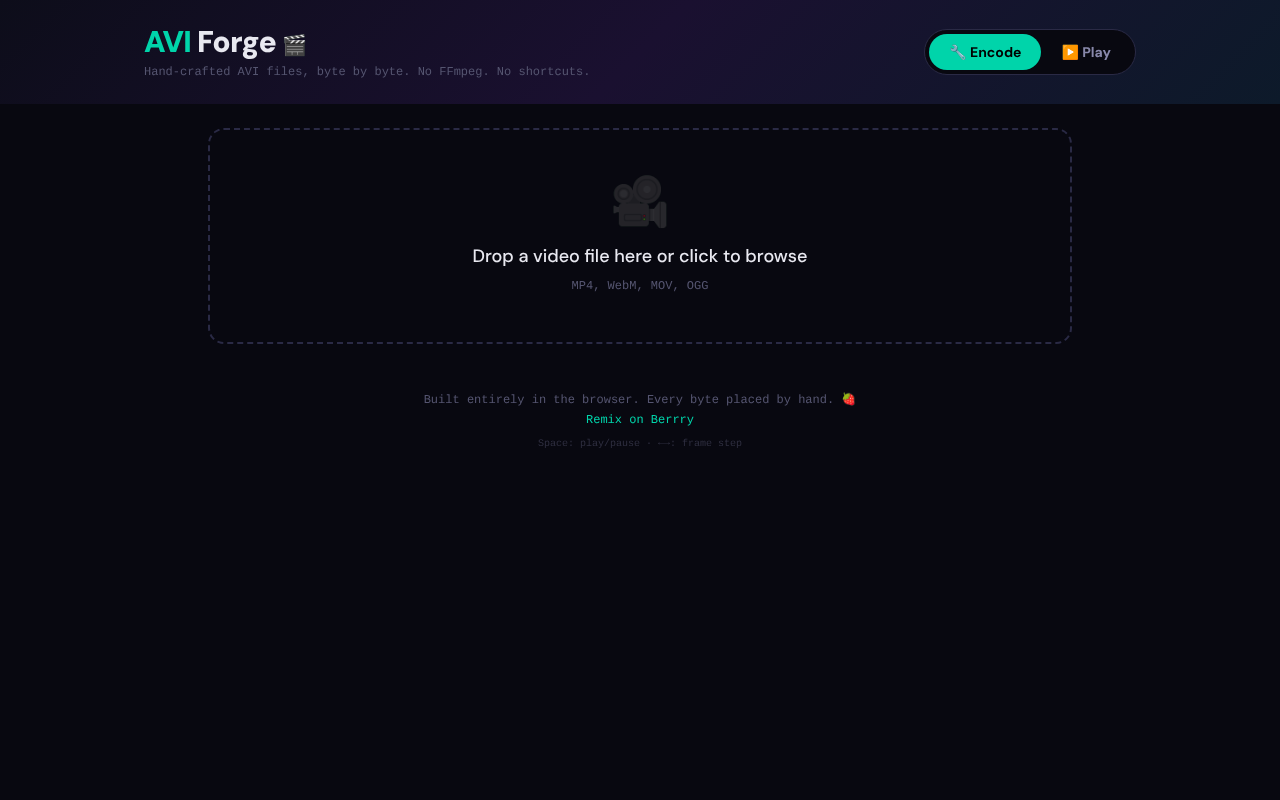 mjpeg-forge app