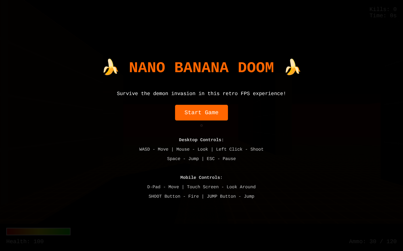 Nano Banana Doom screenshot