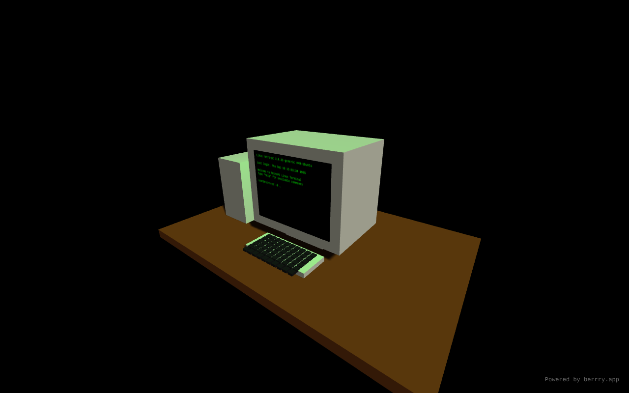 Retro Linux Terminal screenshot