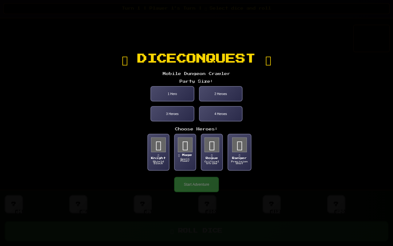 DiceConquest Mobile screenshot