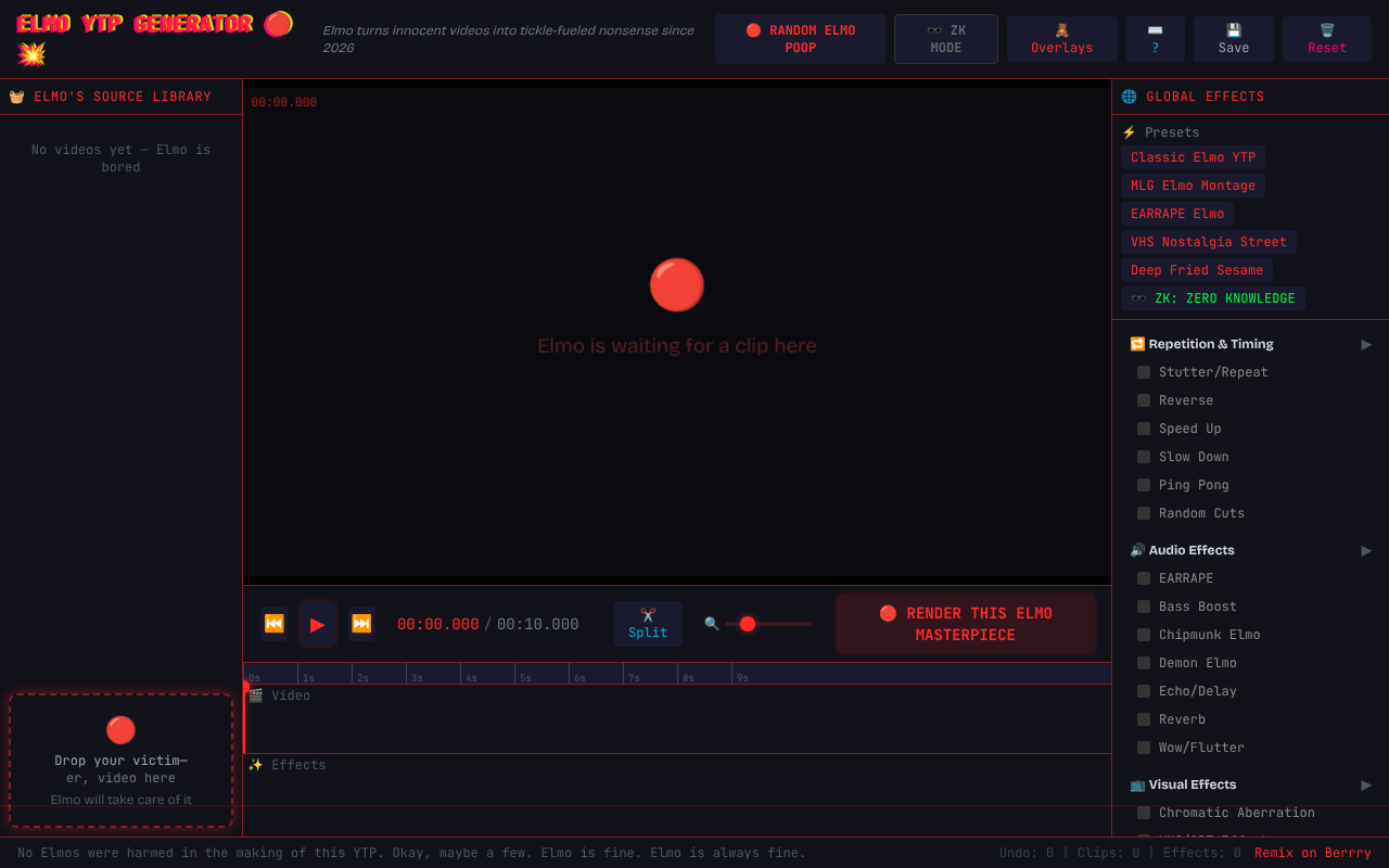 Elmo YTP Generator screenshot