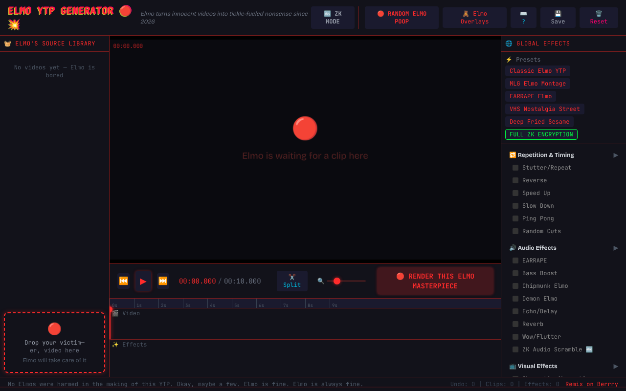 Elmo YTP Generator: ZK Edition screenshot