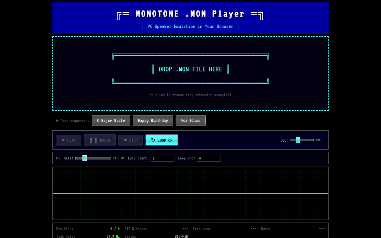 monotone-player app