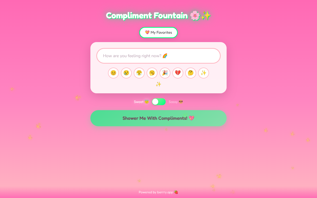 Compliment Fountain screenshot