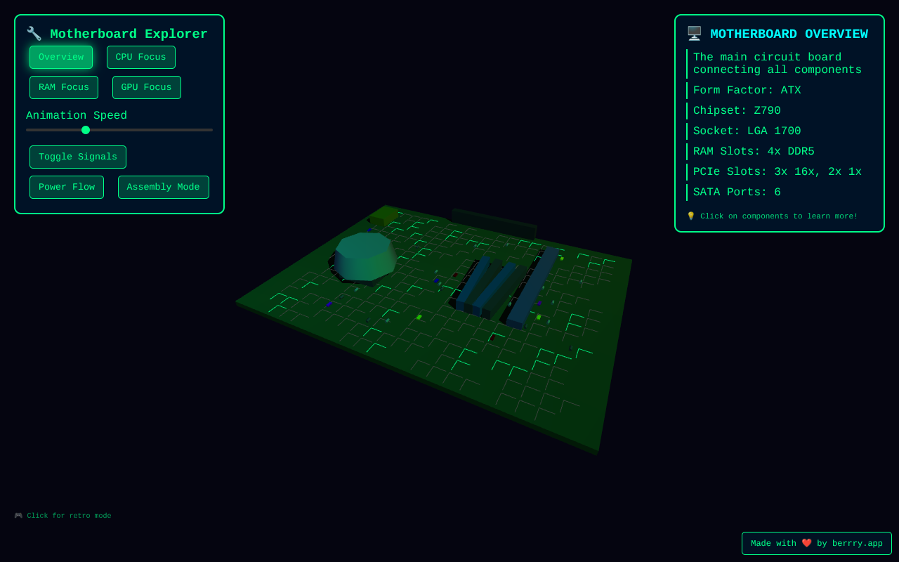 motherboard3d app