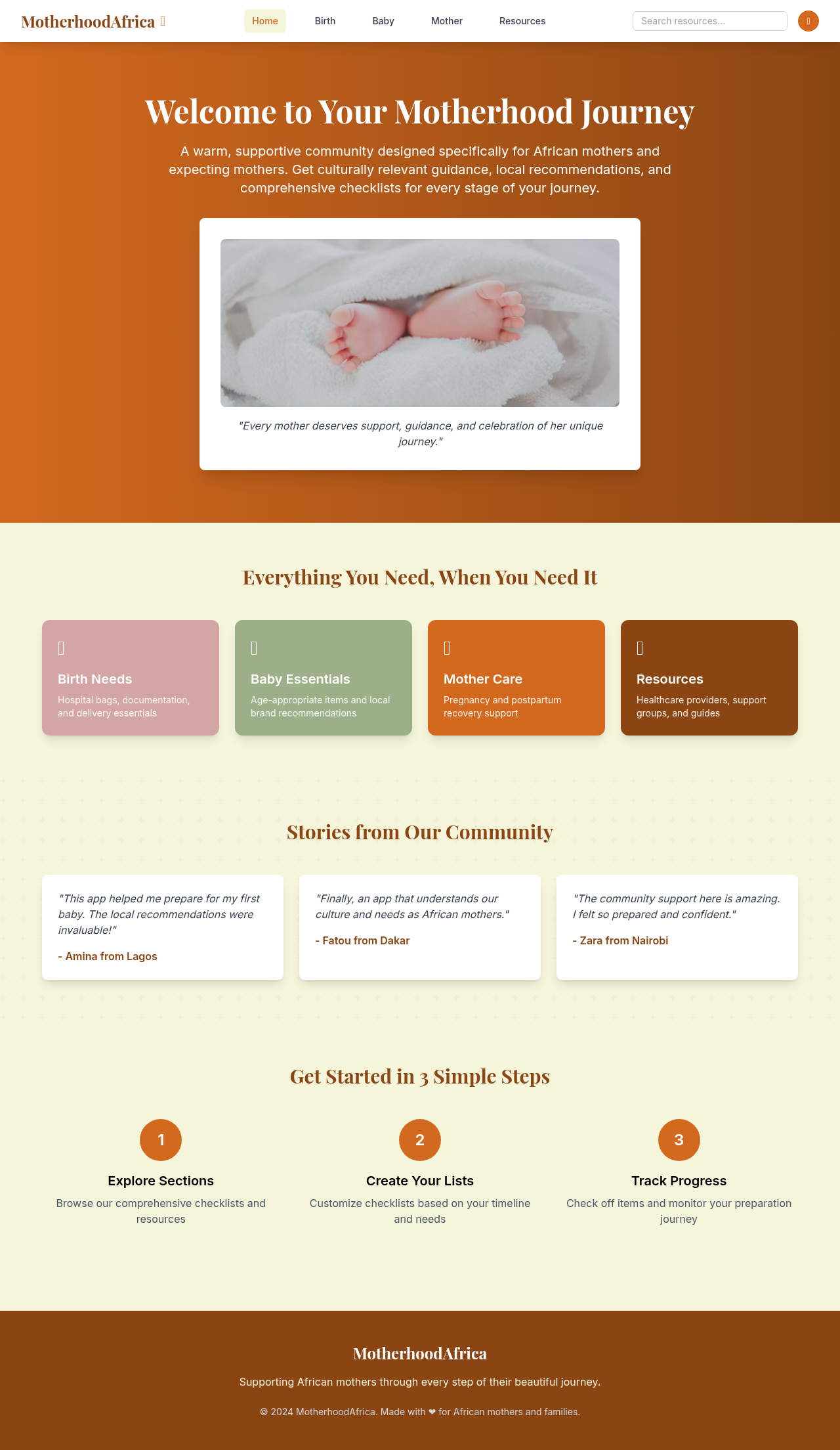 motherhoodafrica app