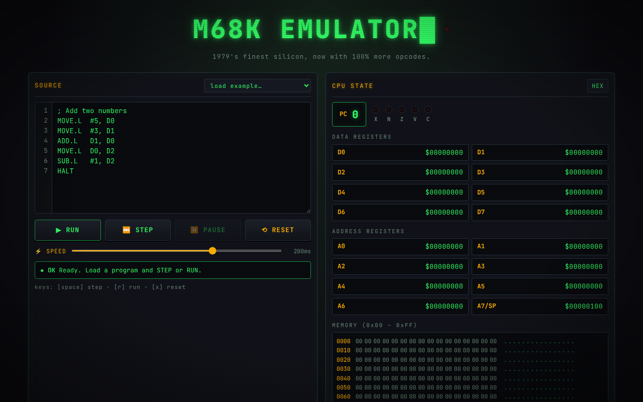 motorola-68000-emulator app