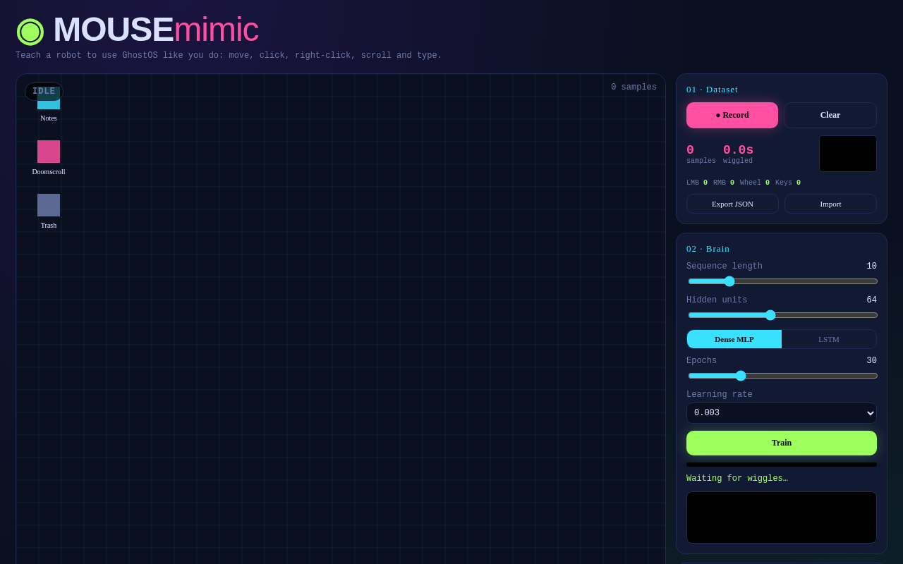 Mouse Mimic screenshot