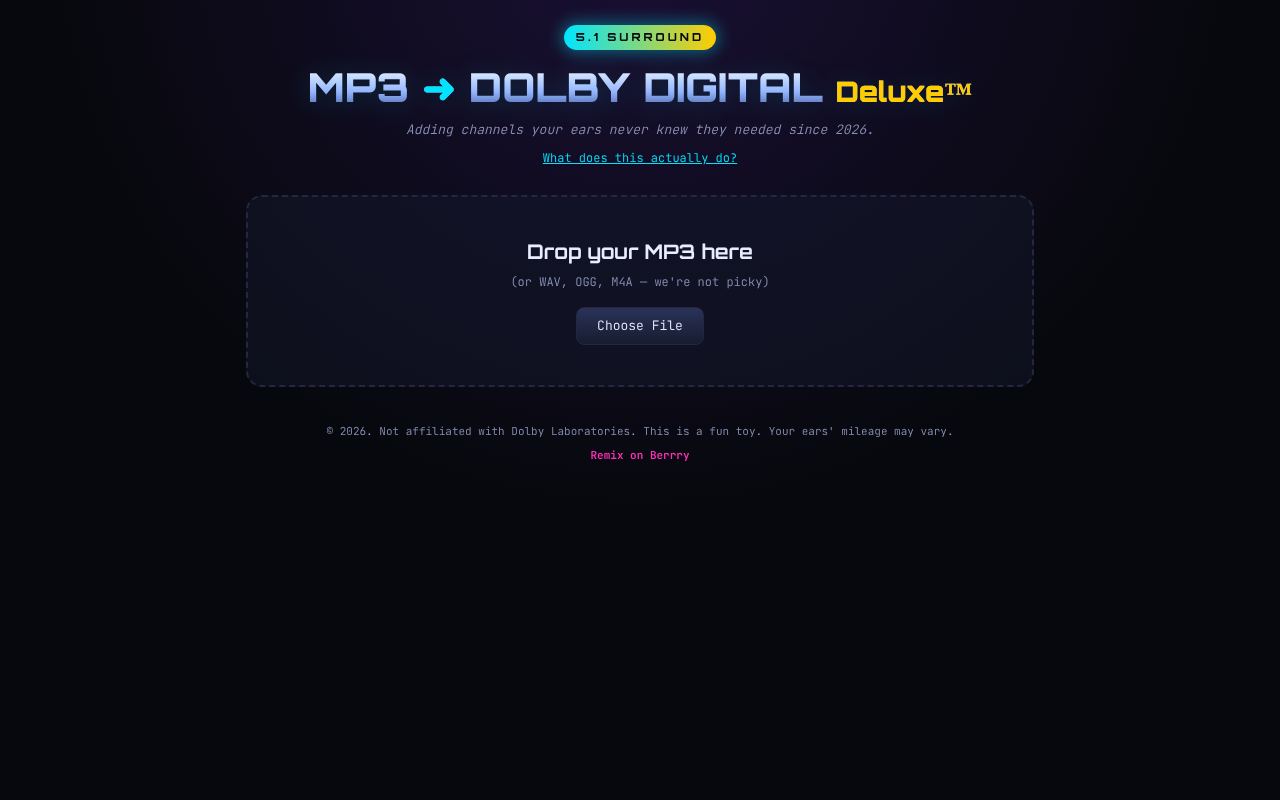 mp3-dolby-digital app