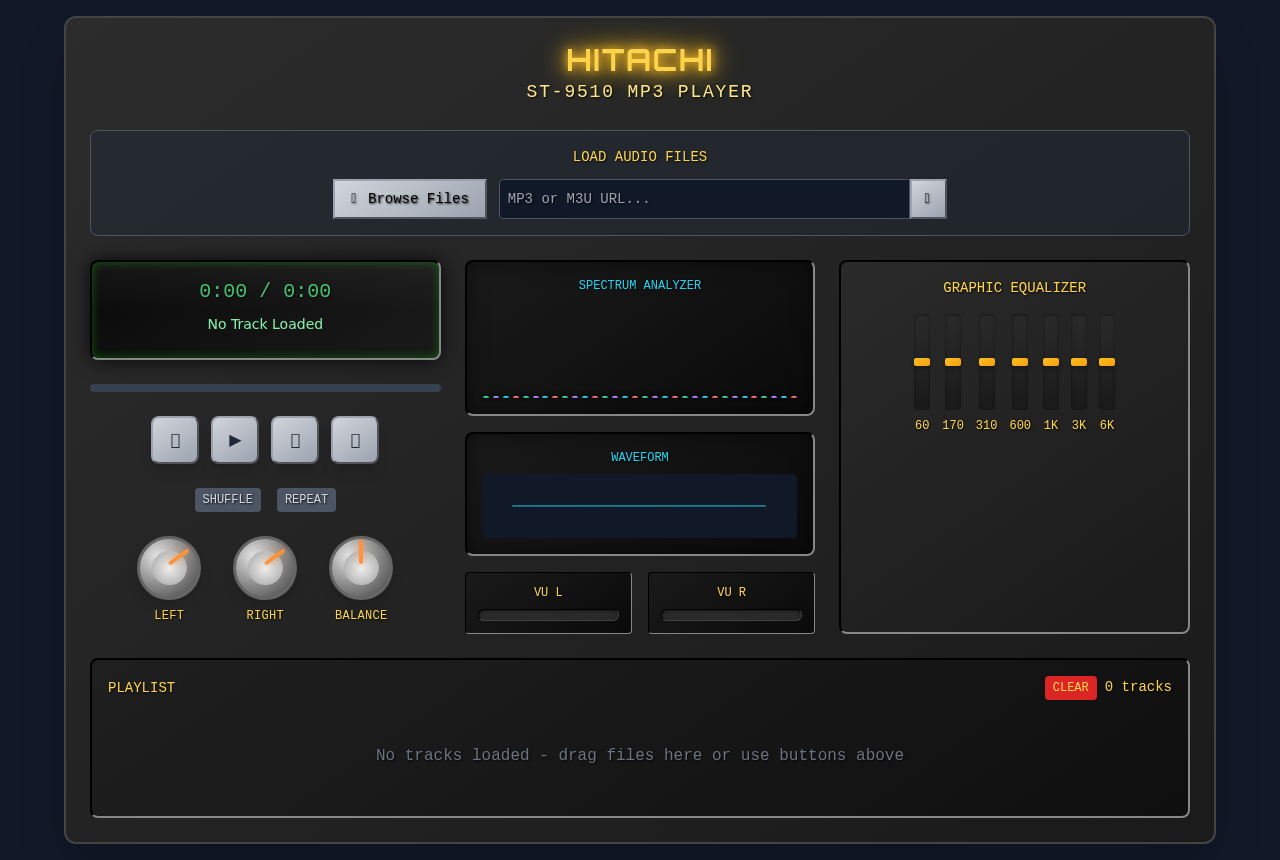 Retro MP3 Cassette Player screenshot