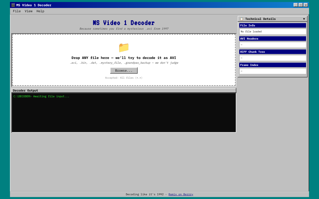 msvideo1 app