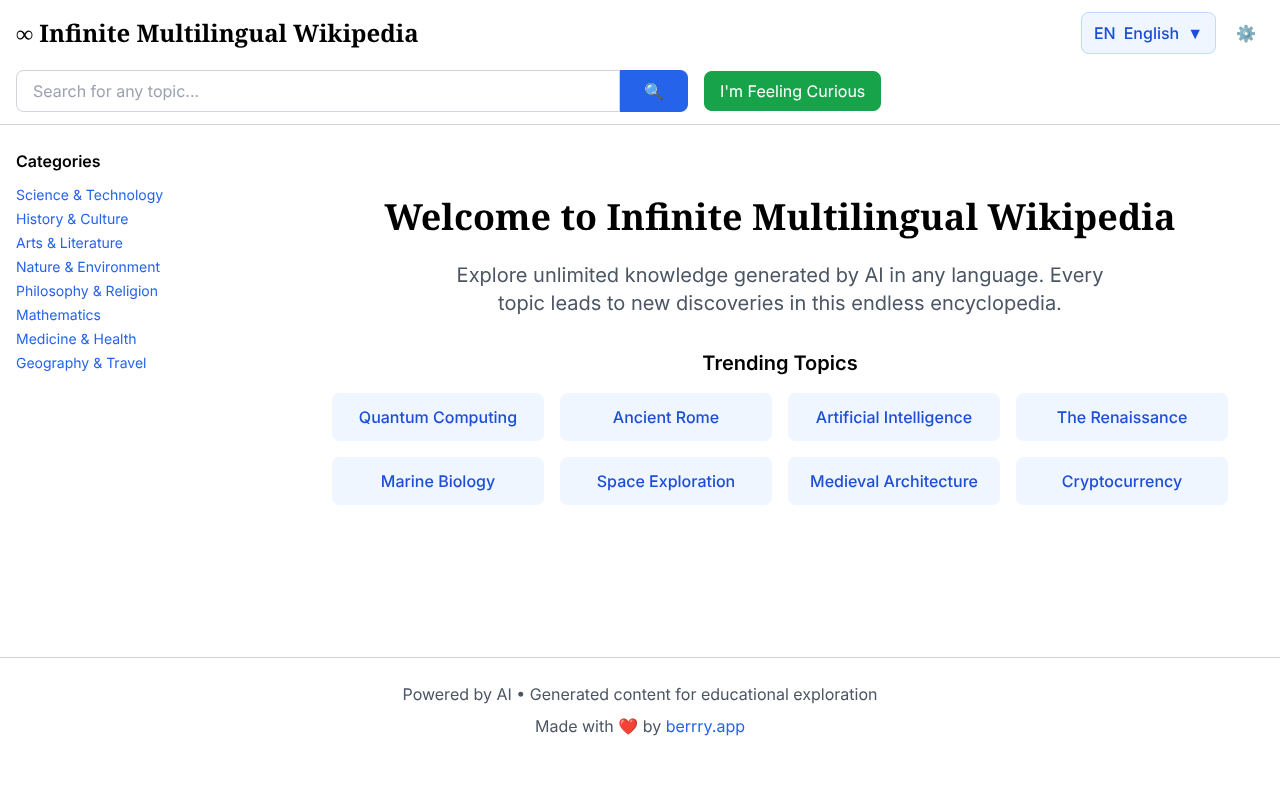 Global Knowledge Explorer screenshot