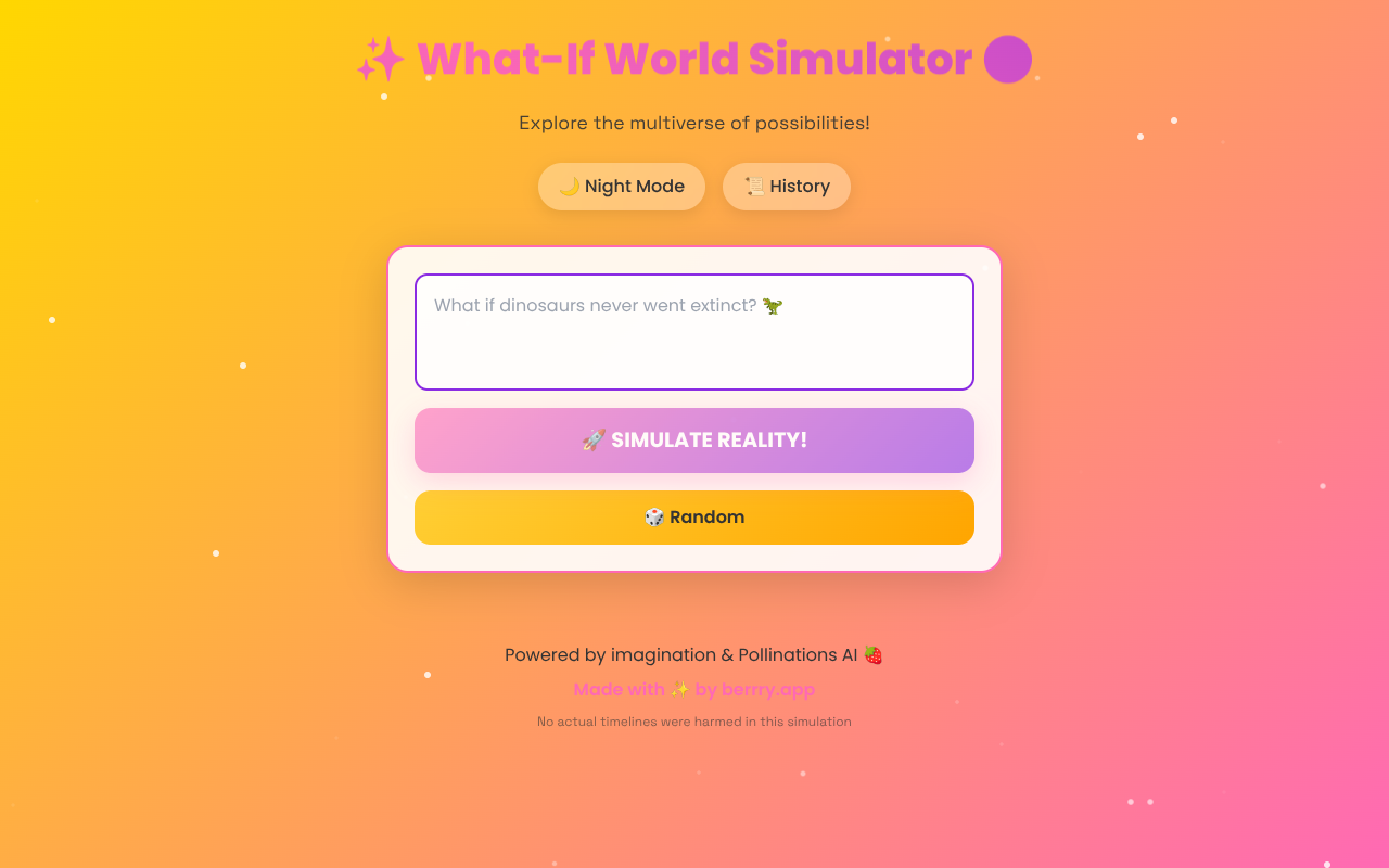 multiverse-sim app