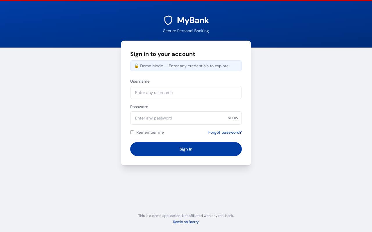mybank-open app
