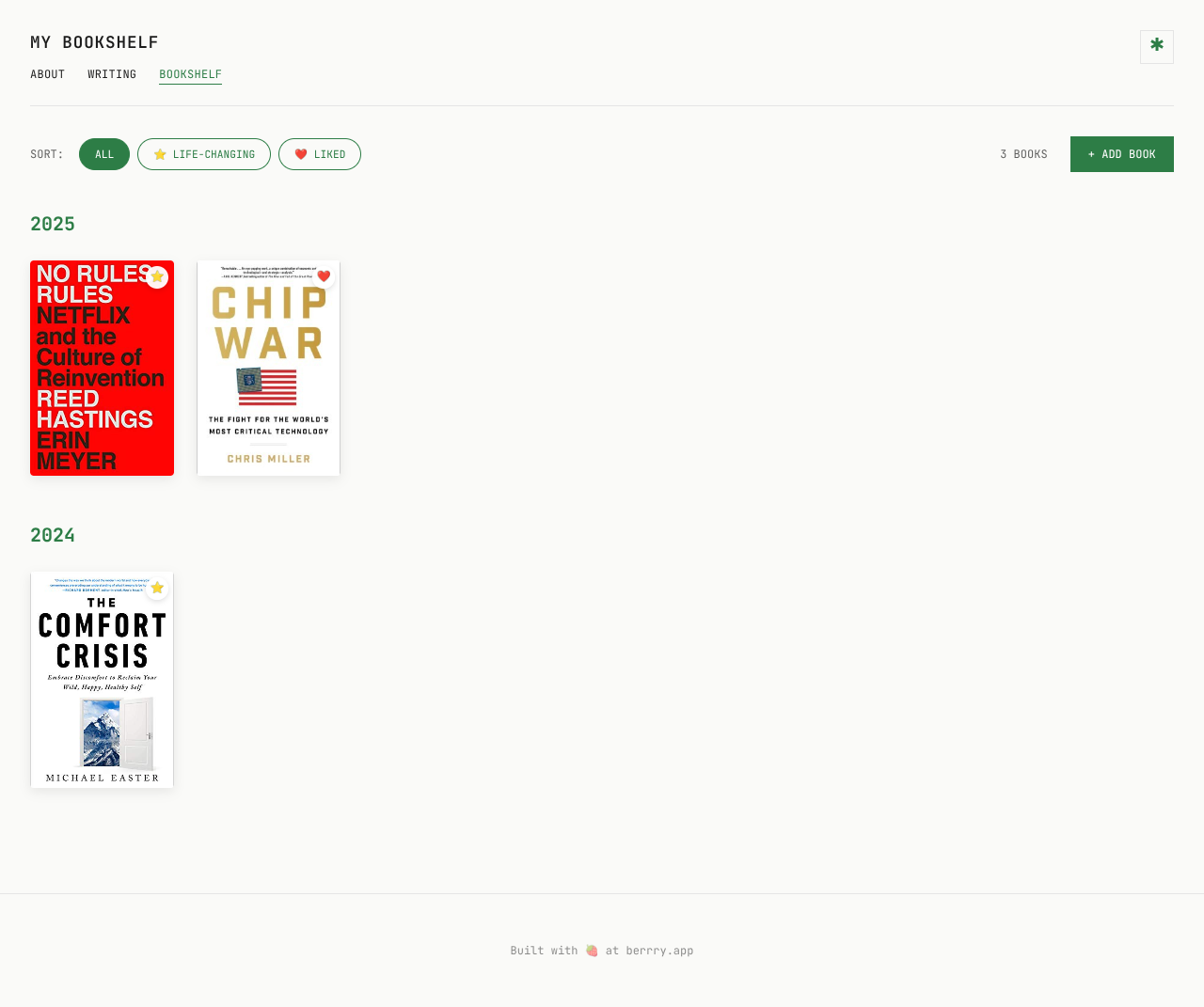 mybookshelf app