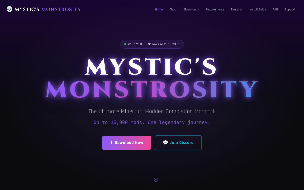 mystic-monstrosity app