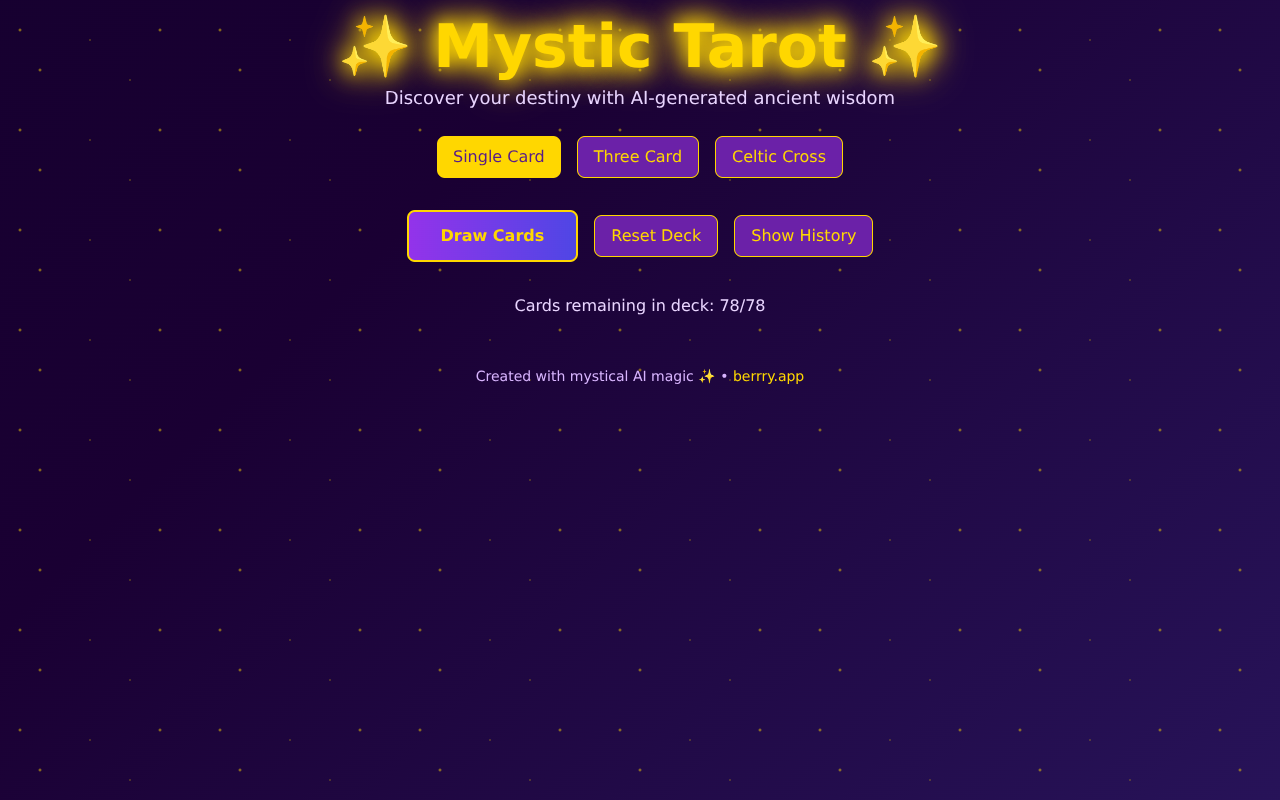 mystictarot app