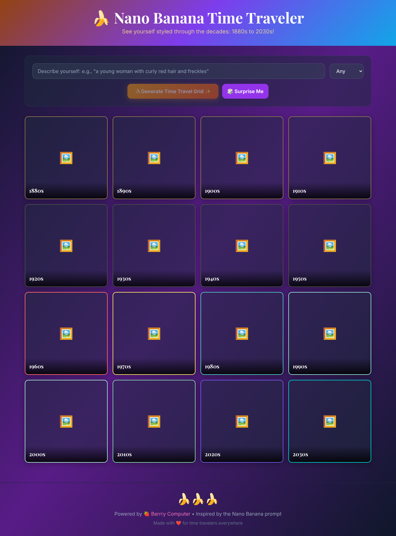 nanobanana-timetraveler app